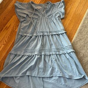 Knox Rose Kids Light Blue Tiered Dress